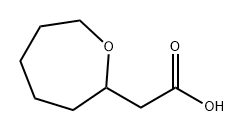 2-(氧杂环庚烷-2-基)乙酸,1378846-13-9,结构式