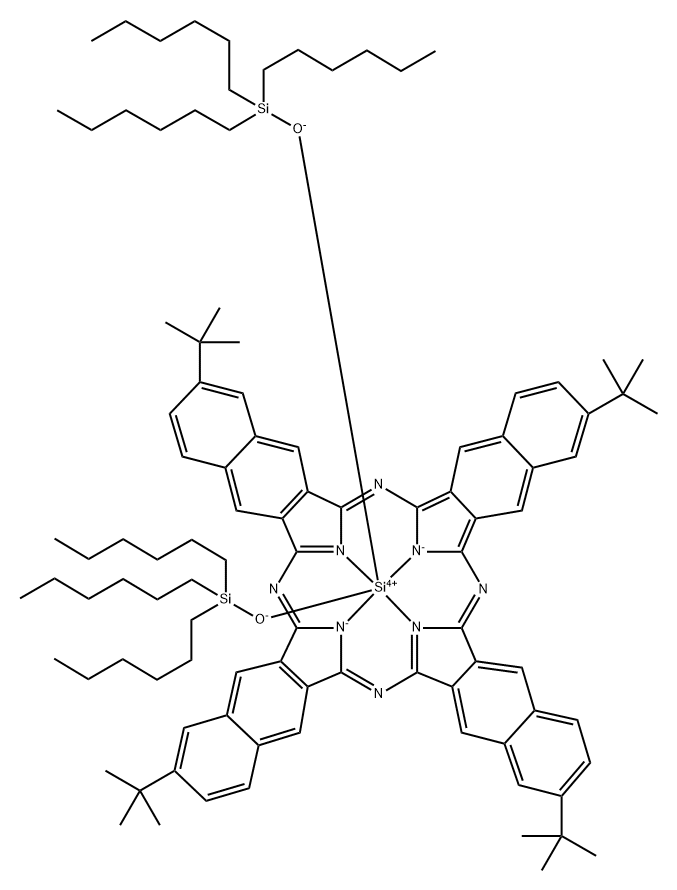 三己基硅酞菁, 137885-83-7, 结构式