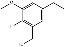 (5-ethyl-2-fluoro-3-methoxyphenyl)methanol Struktur