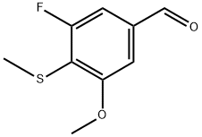 3-Fluoro-5-methoxy-4-(methylthio)benzaldehyde|