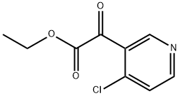 Ethyl 4-chloro-α-oxo-3-pyridineacetate Structure