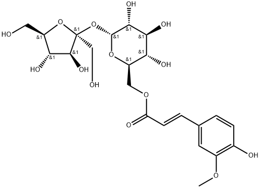 6'-O-阿魏酰蔗糖 结构式