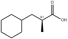 Cyclohexanepropanoic acid, α-methyl-, (αS)- Structure