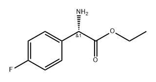 (S)-2-氨基-2-(4-氟苯基)乙酸乙酯,1379444-87-7,结构式