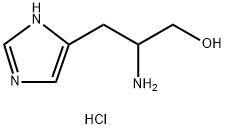 1H-Imidazole-5-propanol, β-amino-, hydrochloride (1:1) 结构式