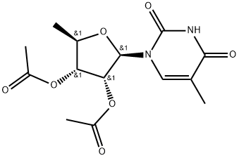 Uridine, 5′-deoxy-5-methyl-, 2′,3′-diacetate|