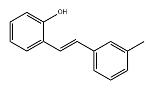 (E)-2-(3-methylstyryl)phenol,1380755-64-5,结构式