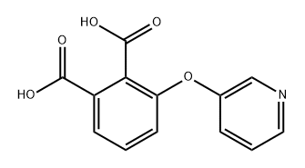 3-(PYRIDIN-3-YLOXY)PHTHALIC ACID, 1381801-67-7, 结构式