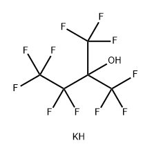 2-Butanol, 1,1,1,3,3,4,4,4-octafluoro-2-(trifluoromethyl)-, potassium salt (1:1),138355-53-0,结构式