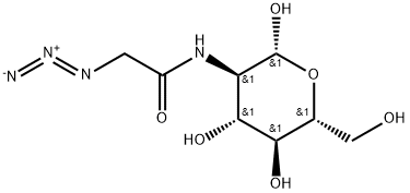 2-[(2-Azidoacetyl) amino] -2-deoxy-D-glu- copyranose 结构式