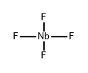 Niobium fluoride (NbF4) (7CI,8CI,9CI) Structure