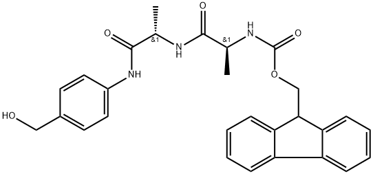FMOC-ALA-ALA-PAB, 1384263-83-5, 结构式