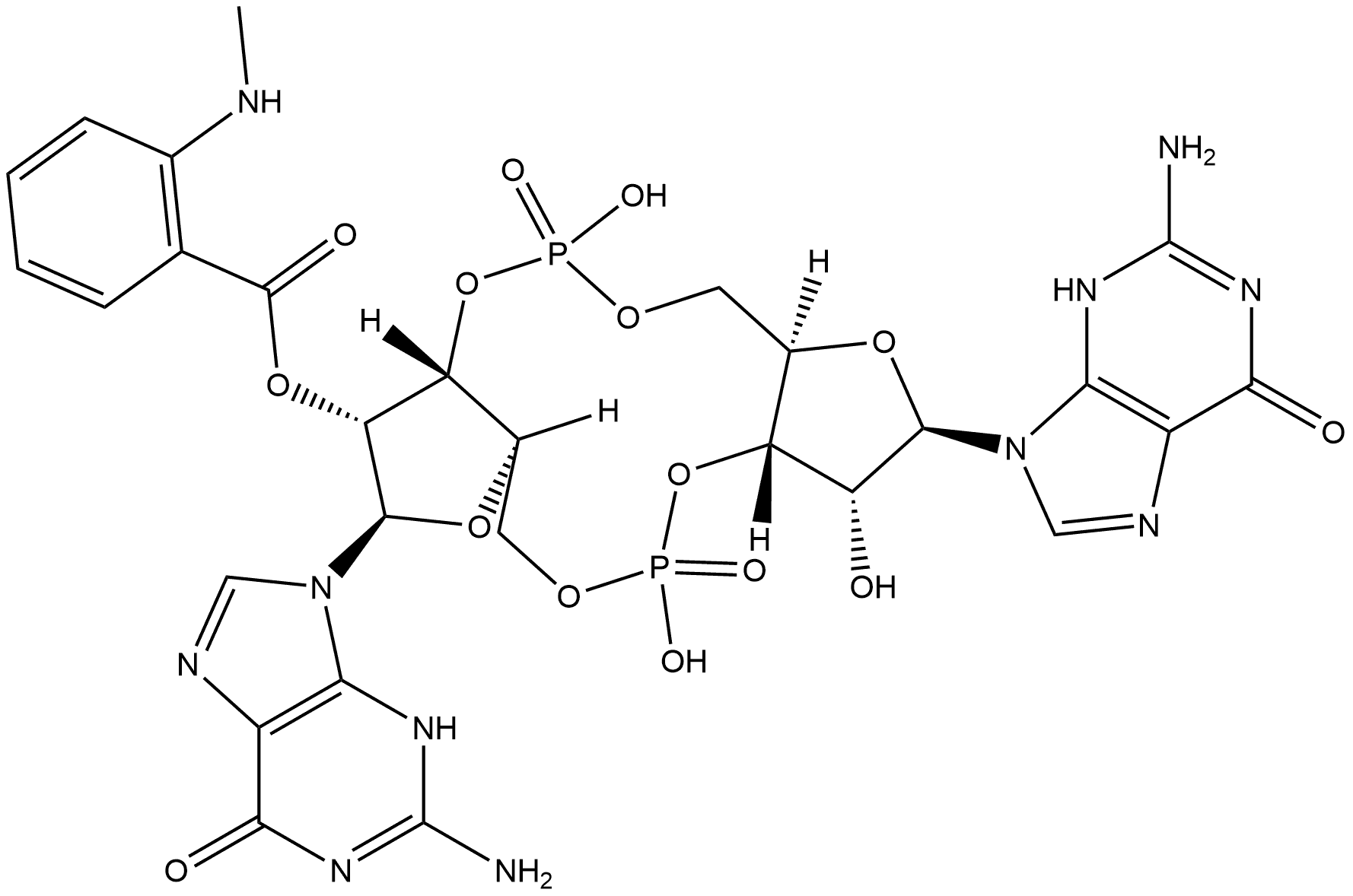 MANT-c-diGMP Struktur