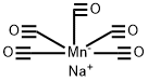 Manganate(1-), pentacarbonyl-, sodium (1:1),13859-41-1,结构式