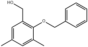 (2-(Benzyloxy)-3,5-dimethylphenyl)methanol 化学構造式