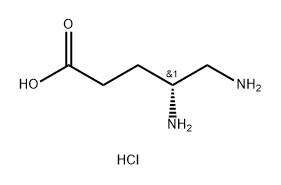 Pentanoic acid, 4,5-diamino-, dihydrochloride 结构式