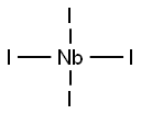 Niobium iodide (NbI4) (6CI,7CI,8CI,9CI) 结构式