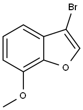 Benzofuran, 3-bromo-7-methoxy- Structure