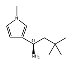 (R)-alpha-(2,2-dimethylpropyl)-1-methyl-1H-pyrrole-3-methanamine 结构式