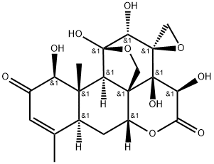13ALPHA(21)-环氧宽缨酮,138809-10-6,结构式