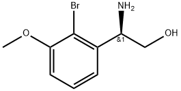 (2R)-2-amino-2-(2-bromo-3-methoxyphenyl)ethan-1-ol Structure