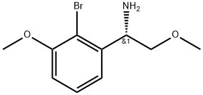 （S）-1-(2-bromo-3-methoxyphenyl)-2-methoxyethanamine Structure