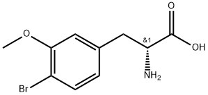 4-Bromo-3-methoxy-D-phenylalanine Structure