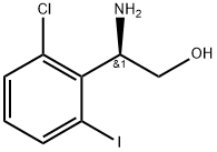 2-amino-2-(2-chloro-6-iodophenyl)ethanol Structure