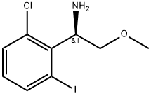 （R）-1-(2-chloro-6-iodophenyl)-2-methoxyethanamine Structure