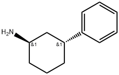 (1R,3R)-3-Phenyl-cyclohexylamine Structure