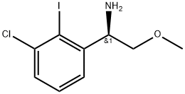 (R)-1-(3-chloro-2-iodophenyl)-2-methoxyethanamine Structure