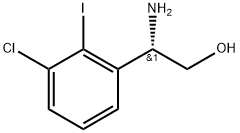 2-amino-2-(3-chloro-2-iodophenyl)ethanol Struktur