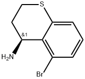 (S)-5-bromothiochroman-4-amine,1390622-11-3,结构式