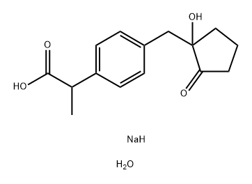 1390659-29-6 Benzeneacetic acid, 4-[(1-hydroxy-2-oxocyclopentyl)methyl]-α-methyl-, sodium salt, hydrate (1:1:2)