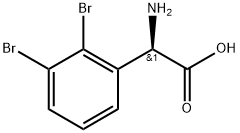 （R）-2-amino-2-(2,3-dibromophenyl)acetic acid Struktur