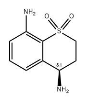 (R)-4,8-diaminothiochromane 1,1-dioxide,1390719-23-9,结构式