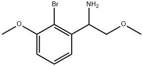 1-(2-bromo-3-methoxyphenyl)-2-methoxyethanamine 结构式
