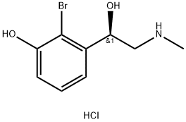 (R)-2-BroMophenylephrine Hydrochloride 结构式