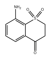 8-aminothiochroman-4-one 1,1-dioxide 结构式