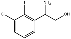 2-amino-2-(3-chloro-2-iodophenyl)ethanol,1391254-44-6,结构式