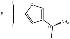 (R)-1-(5-(trifluoromethyl)furan-3-yl)ethan-1-amine,1391420-19-1,结构式