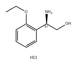 (R)-2-amino-2-(2-ethoxyphenyl)ethan-1-ol hydrochloride Structure