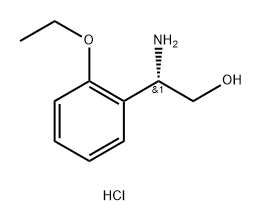 (S)-2-amino-2-(2-ethoxyphenyl)ethan-1-ol hydrochloride Structure