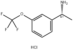 (1R)-1-[3-(TRIFLUOROMETHOXY)PHENYL]ETHYLAMINE HCl Struktur