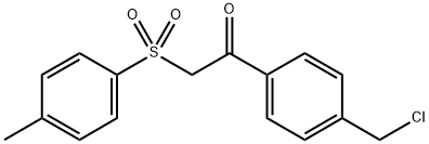 1-[4-(氯甲基)苯基]-2-[(4-甲基苯基)磺酰基]乙酮, 1391608-71-1, 结构式