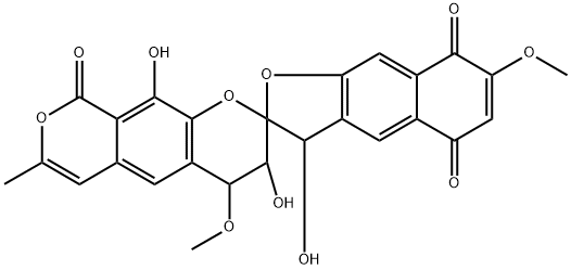 8-methoxygriseorhodin C 结构式