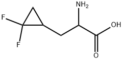 2-氨基-3-(2,2-二氟环丙基)丙酸, 1393529-89-9, 结构式