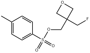 3-(氟甲基)-3-(4-甲基苯磺酸)氧杂环丁烷甲醇,1393688-80-6,结构式