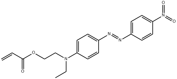 聚(丙烯酸分散红1酯) 结构式