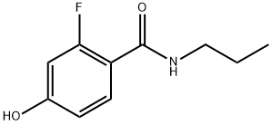 2-fluoro-4-hydroxy-N-propylbenzamide,1394915-73-1,结构式